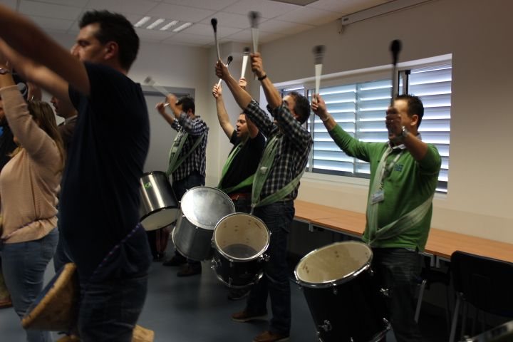 Percusión Team Building, o como sonar como un verdadero equipo
