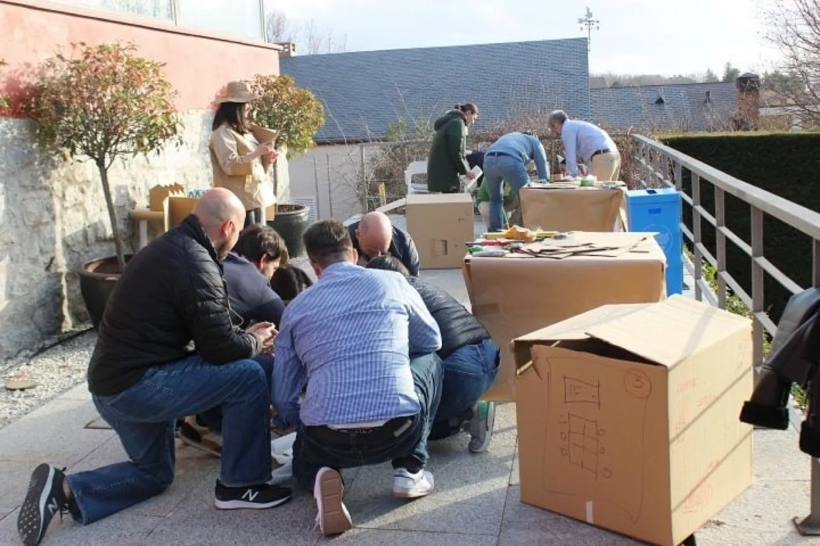 Actividad de team building: Cartoning