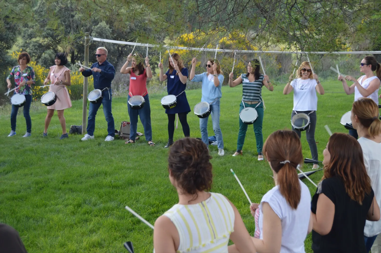 Actividad de team building: Percusión